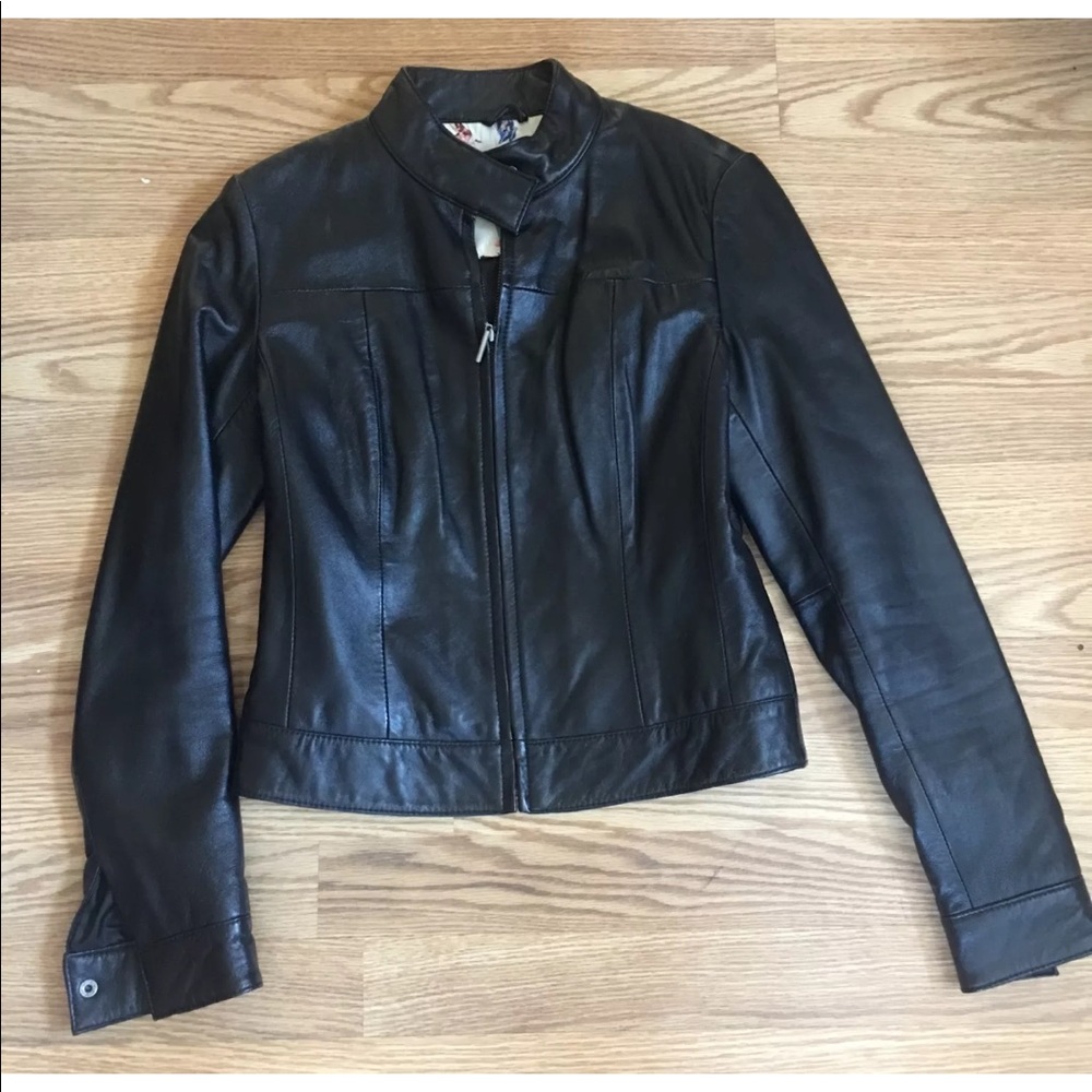 Miss Top Gun Genuine Leather Jacket Size XS